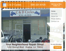 Tablet Screenshot of cd-cycles.com